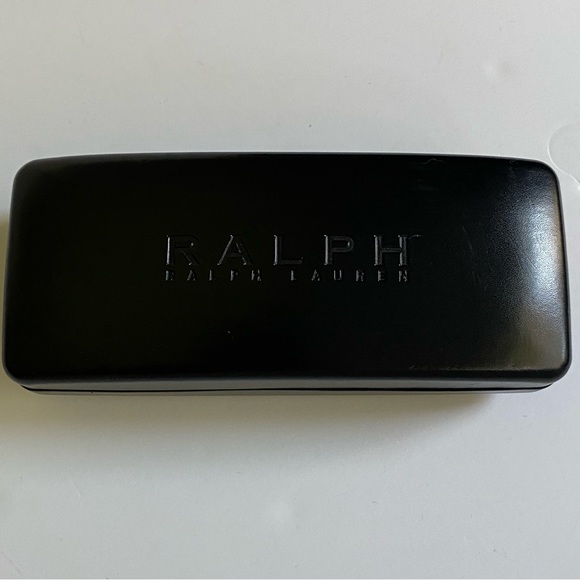 Ralph Lauren Black Eyeglasses Case Hard Clamshell Glasses Rectangle Holder - Picture 13 of 13